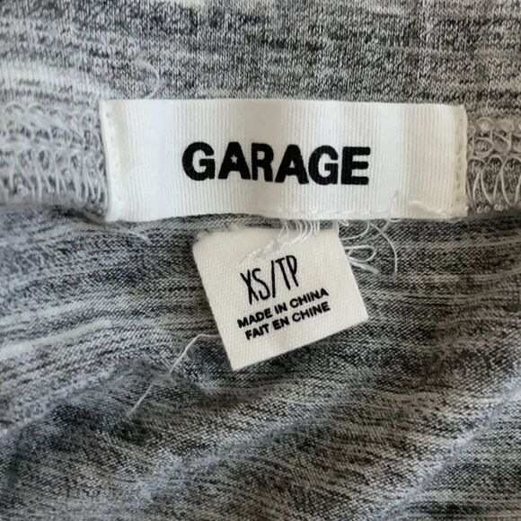 Garage Maxi Skirt in Heather Gray with Side Slits Size Extra Small. - Picture 5 of 7